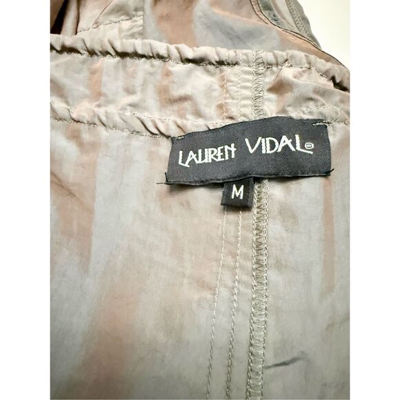 Lauren Vidal Drawstring Tie Ruffle Long Sleeve Midi Blouse Skirt Set Art to Wear - Picture 8 of 11